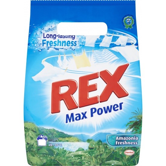 Rex 54dávek/3,51kg Amazonia na bílé - Drogerie Prací prostředky Prací prášky 20 - 60 dávek